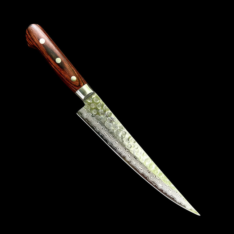 Tsunehisa VG10 Damascus Hammered Fish knife 210mm - Blade Only