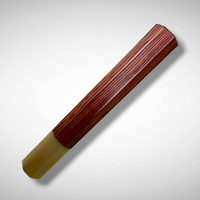 Custom Japanese Knife handle (wa handle)  for 240-260mm :  Kingwood and blonde horn