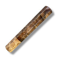 Custom Japanese Knife handle (wa handle)  for 165-210 mm: Brazilian pepper wood burl