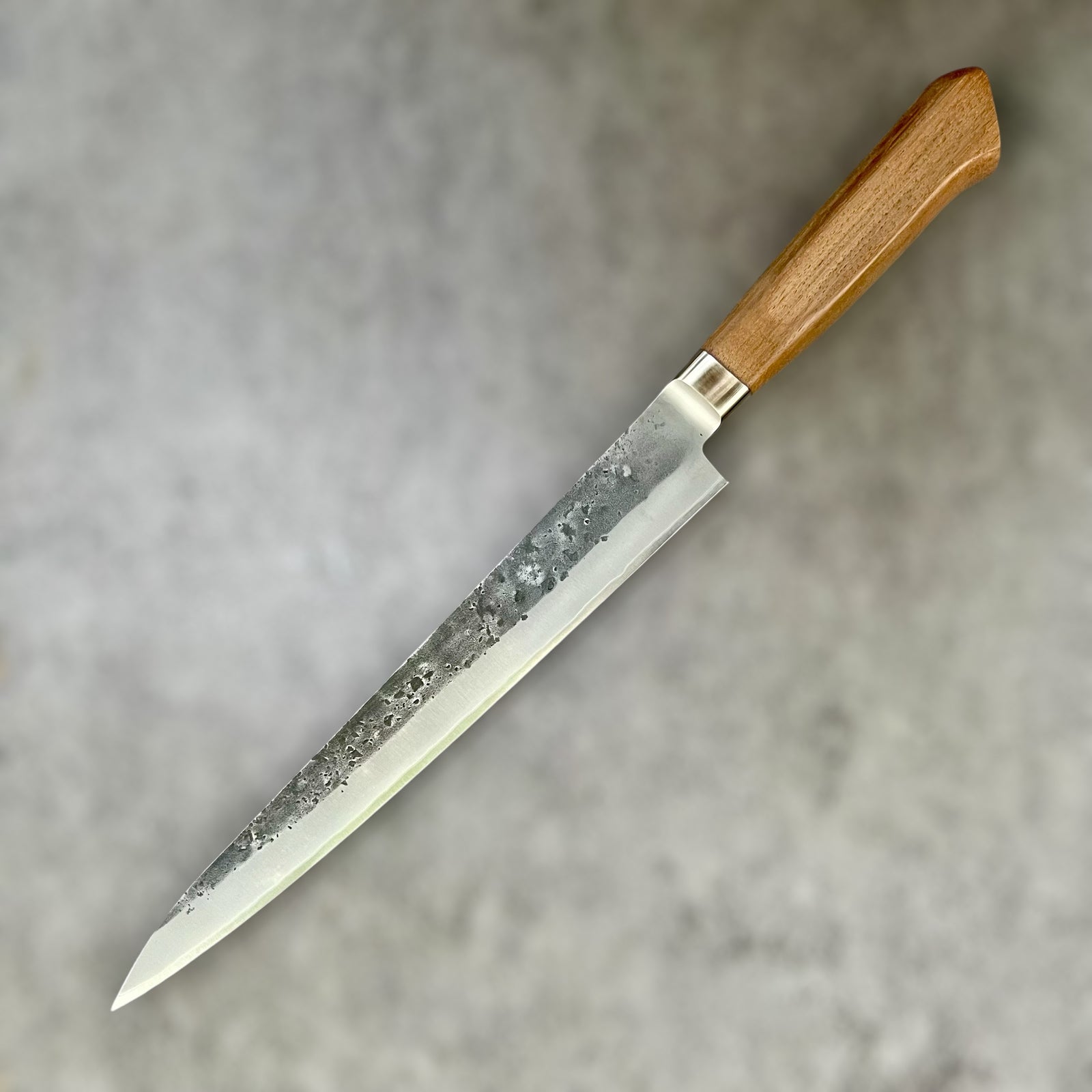 Ittetsu Hammered Sujihiki SLD 240mm – Sugi Cutlery