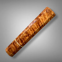 Custom Japanese Knife handle (wa handle)  for 240-260mm :  Amboyna burl and bronze