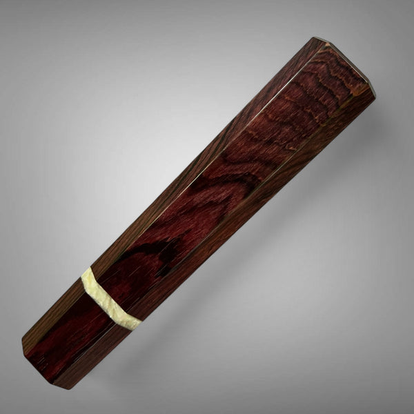 Japanese Knife handle (wa handle)  for 240-260 mm :  Kingwood and musk ox