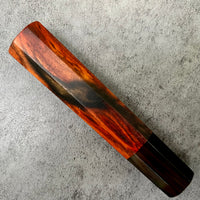 Hanoi Made Custom Japanese Knife handle (wa handle)  for 165-180 : Saimese Rosewood and horn