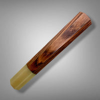 Custom Japanese Knife handle (wa handle)  for 165-210 mm: Honduran rosewood and blonde