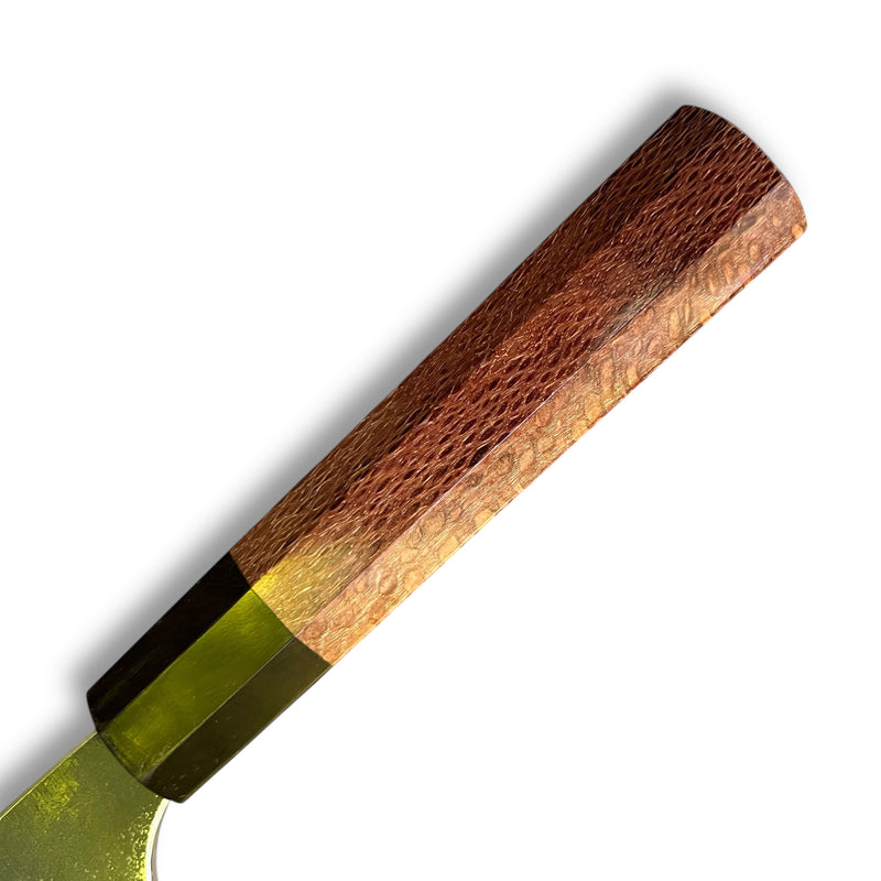 Custom Sugi Tadokoro Nakagawa W2 Tank 180mm - Macadamia and buffalo horn