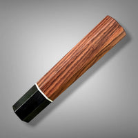 Custom Japanese Knife handle (wa handle)  for 165-210 mm: Honduran Rosewood and buffalo horn | Sugi Cutlery