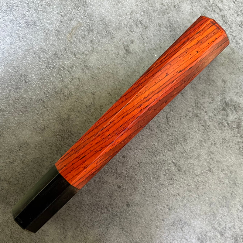 Custom Japanese Knife handle (wa handle)  for 165-210 mm  : Cocobolo and horn