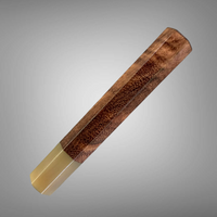 Custom Japanese Knife handle (wa handle)  for 165-210 mm: Curly hormigo and blonde| Sugi Cutlery