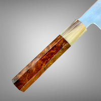 Custom Tetsujin Ginsan 3 Gyuto 210mm - Desert Ironwood burl  and blonde