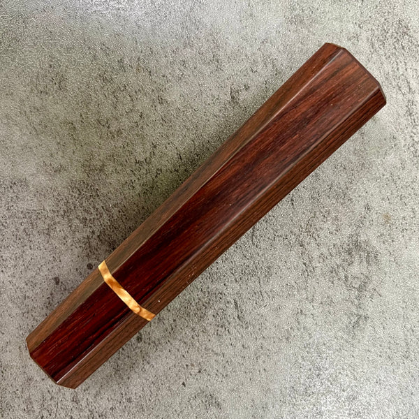 Custom Japanese Knife handle (wa handle)  for 165-210mm : Honduran  Rosewood