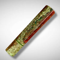 Custom Japanese Knife handle for 240mm   -  Two tone Amboyna burl hybrid