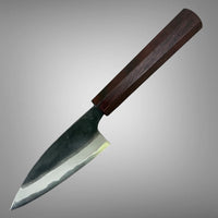 Custom Kyohei Shindo Iron clad Aogami Kurouchi Petty 90 mm - East India Rosewood