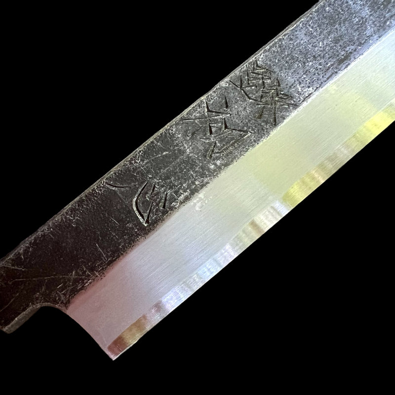 Hatsukokoro Shiragasi Kurouchi Tsuchime Yanagiba 300mm Myojin/Tamura : Blade-only