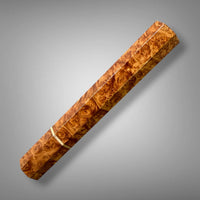 Custom Japanese Knife handle (wa handle)  for 240-260mm :  Amboyna burl and bronze