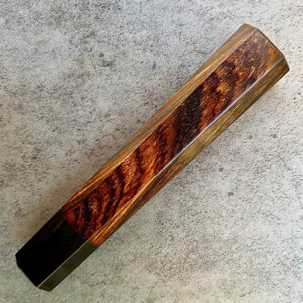 Custom Japanese Knife handle (wa handle)  for 240mm - Cocobolo and horn