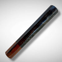Custom Japanese Knife handle for 240mm   -  Royal ebony and desert ironwood