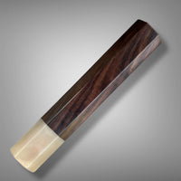 Japanese Knife handle (wa handle)  for 240 mm : Siamese Rosewood and blonde