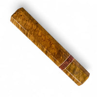 Japanese Knife handle (wa handle)  for 240-260 mm :  Cheese wood Burl