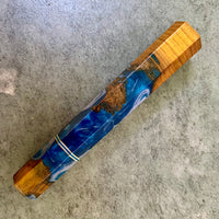 Custom Japanese Knife handle (wa handle)  for 165-210 mm: Tennessee smoke tree hybrid