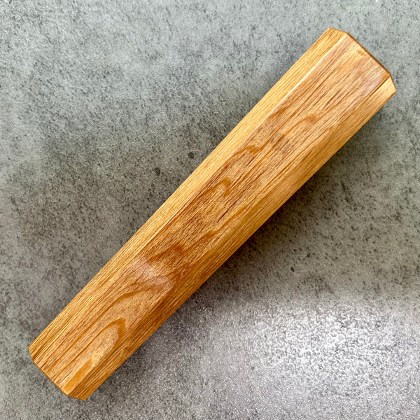 Custom Japanese Knife handle (wa handle)  for 165-210mm - old growth Bayou Sinker Cypress  (150-1500 years at time of original harvest over 100 years ago)