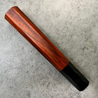 Hanoi Made Custom Japanese Knife handle (wa handle)  for 165-180 : Saimese Rosewood and horn