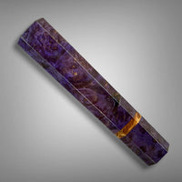 Custom Japanese Knife handle (wa handle)  for 240mm : Buckeye burl and Amboyna burl