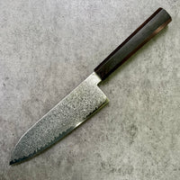 Hatsukokoro Saihyo (Diamond Dust) SG2 Santoku 180mm - Ebony handle