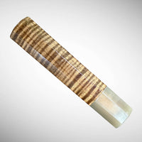Custom Japanese Knife handle (wa handle)  for 165-210 mm:  Koa and blonde horn