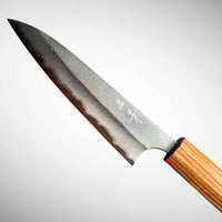 Custom Masakage Yuki Nashiji Shirogami #2 Petty 120 mm - Pau Rosa