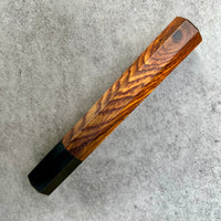 Custom Japanese Knife handle (wa handle)  for 165-210mm -  Cocobolo and horn