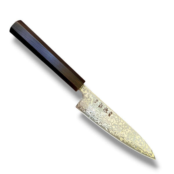 Hatsukokoro Hikari SLD Damascus petty 130mm