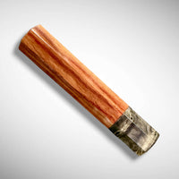 Custom Japanese Knife handle (wa handle)  for 165-210 mm: Pau Rosa and Buckeye burl
