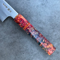 Custom Nakagawa Satoshi Ginsan 3 Kiritsuke 210mm - Cosmic fire