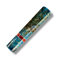 Custom Japanese Knife handle (wa handle)  for 165-210 mm: Double dyed box elder