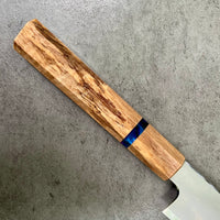 Custom Tetsujin Kasumi Blue #2 Sujihiki 270 mm - Spalted Mango