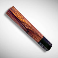 Japanese Knife handle (wa handle)  for 240 mm :  Cocobolo and buffalo horn