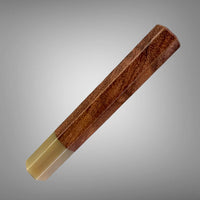 Custom Japanese Knife handle (wa handle)  for 165-210 mm: Curly hormigo and blonde| Sugi Cutlery