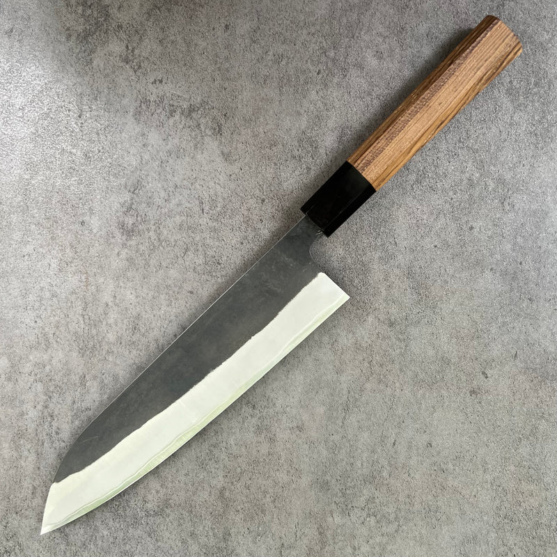 Hatsukokoro Kurokaze Stainless clad W2  Gyuto 210 mm - Teak and horn