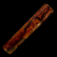 Custom Japanese Knife handle (wa handle)  for 165-210mm :  Desert ironwood burl