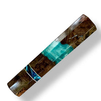 Custom Japanese Knife handle for 240mm   -  Chechen burl hybrid