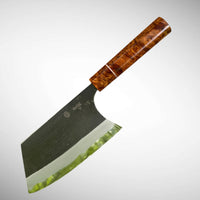 Custom Sugi Tadokoro Nakagawa W2 Tank 180mm - Amboyna burl and bronze