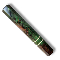 Custom Japanese Knife handle for 240mm   -  Double dyed big leaf maple burl
