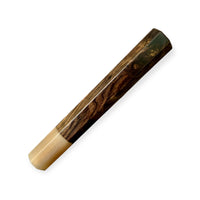 Japanese Knife handle (wa handle)  for 240mm -   African Blackwood and blonde