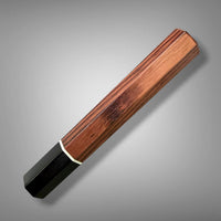 Custom Japanese Knife handle (wa handle)  for 165-210 mm: Honduran Rosewood and buffalo horn | Sugi Cutlery