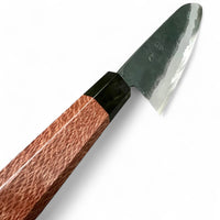 Custom Kyohei Shindo Iron clad Aogami Kurouchi Gyuto  210 mm - Macadamia and buffalo horn