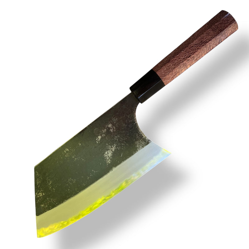 Custom Sugi Tadokoro Nakagawa W2 Tank 180mm - Macadamia and buffalo horn