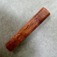Custom Japanese Knife handle (wa handle)  for 240-260 mm :  Honduran Rosewood Burl