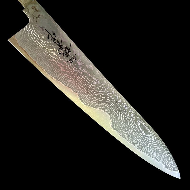 Shigeki Tanaka SG2/R2 Damascus Gyuto 240 mm - Blade Only