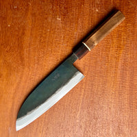 Nishida Iron Clad Shirogami 1 Kurouchi Bunka 180mm