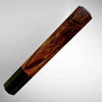 Custom Japanese Knife handle (wa handle)  for 165-225 mm: Desert Ironwood and buffalo horn
